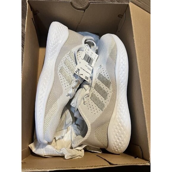 Adidas Fluidflow 2.0 Women's Running Athletic Shoes White Beige Size US 9 - Picture 1 of 7